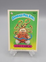 1986 Topps # 103B Curly Carla Garbage Pail Kids Trading Card Sticker Vin... - $3.23