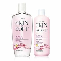 Avon Skin So Soft - Soft &amp; Sensual Body Oil + Body Lotion Duo Set - $39.98