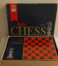 GAMES VTG Milton Bradley Auto Chess Fine Edition Chess Game 1963 Complete - £15.53 GBP