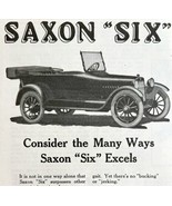 Saxon Motor Car Company Touring Six 1916 Advertisement Automobilia DWII8 - $19.99