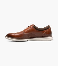 Nunn Bush Chase Wingtip Oxford Walking Shoes Cognac Multi 85128-229 image 4