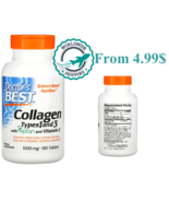 Doctor&#39;s Best Collagen Types 1 and 3 with Peptan and Vitamin C 1000 mg 1... - $36.52 CAD