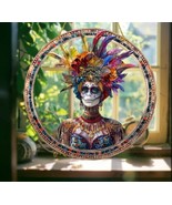 Voodoo Bride  Suncatcher Acrylic Round Decorative Sign  - $6.92