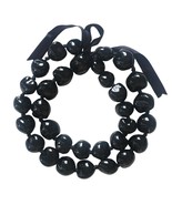 New 32" Best Quality  Black Kukui Nut Necklace Lei - $12.26 CAD