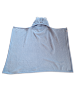 Carters Blue Plush Fleece Baby Boy Blanket Teddy Bear Hood Hooded Lovey - $49.49