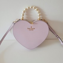 Kate Spade KF516 Other Love Shack Heart Crossbody Handbag Pearl Handle Lilac Moo - £115.98 GBP