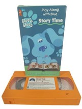 Blues Clues Story Time VHS 1998 Play Along With Blue Nick Jr Nickelodeon  - £9.45 GBP