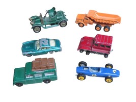 Vintage Lesney Matchbox Diecast Lot of 6 Cars &amp; Trucks – Mixed Models - $29.65