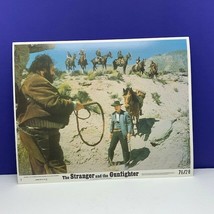 Lobby Card movie theater poster litho 1976 Stranger Gunfighter Kung Fu C... - $14.80