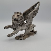 Winged Lion with Red Eyes, Rawcliffe Pewter 627, by P. Davis 1982 - £16.74 GBP