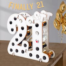 21St Birthday Decorations For Her Wooden Centerpieces For Tables, 21 Mini Liquor - £32.52 GBP