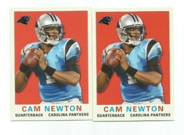 Two (2) Cam Newton (Carolina Panthers) 2013 Topps Archives Cards #170 - £3.94 GBP