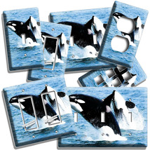 Alaska Killer Whale Orca Baby Light Switch Outlet Wall Plate Cover Room Hd Decor - £13.09 GBP+