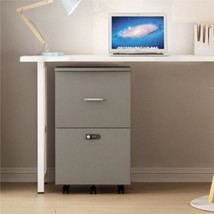 File Cabinet With Two Drawers With Lock,Hanging File Folders A4 Or Letter Size - £95.24 GBP