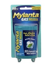 Mylanta Gas Minis Chewable Mini Tablets 50 Count Pocket Pack Arctic Mint - $692.51 MXN