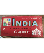 VINTAGE Fun For All Ages INDIA BOARD GAME ©1940 PARKER BROs. Track Pursu... - $16.93 CAD