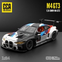 1:24 BMW M4 GT3 M6 CSL Z4 Alloy Die Cast Toy Car Model Sound and Light Pull Back - £23.83 GBP