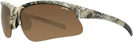 Maxx Domain Brown Polarized Lenses Leaf Camo Print Frame Sports Free Mas... - €16,26 EUR
