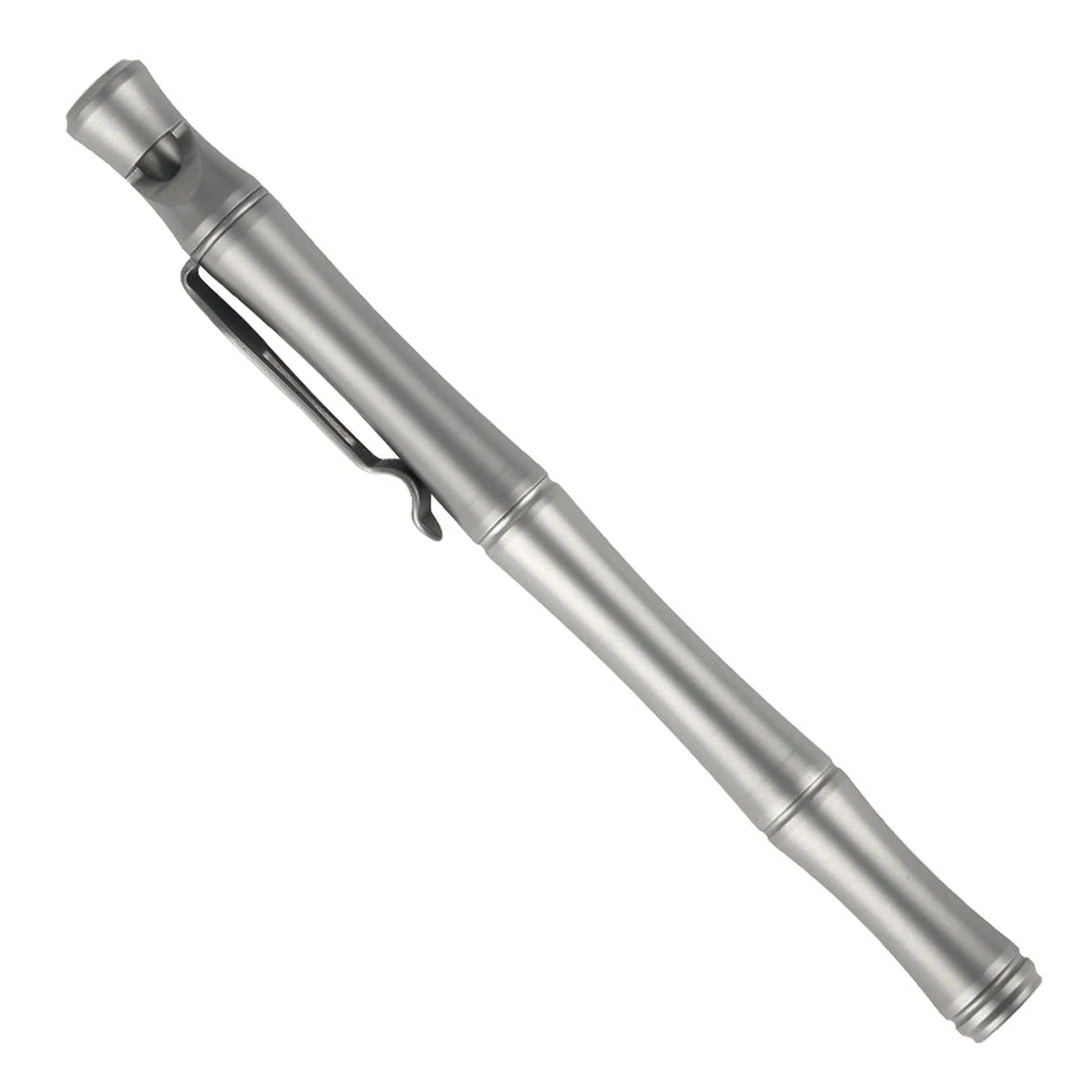 Titanium  Alloy Outdoor Survival Whistle Pen Ballpoint Pen Multi Tools S... - £25.44 GBP