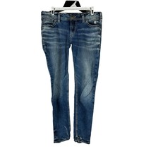 Silver Jeans Womens Suki Mid Super Skinny Jeans W31/L29 Built Free Quality Denim - £17.43 GBP