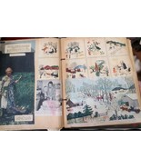 Scrapbook Album Newspaper Clippings Grandma Moses cards Thomas Edison Ce... - $349.38 MXN