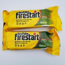 Duraflame Firestart 4.5oz Indoor/ Outdoor Easy Light Fire-starters 2 Pac... - £7.89 GBP