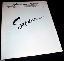 1995 Sydney Pollack Movie SABRINA Press Kit PRODUCTION NOTES &amp; INFO BOOKLET - £11.34 GBP