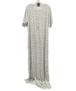 NWT LuLaRoe 3XL White &amp; Black Polka Dot Maria Knit Fabric Long Maxi Dress - $776.28 MXN