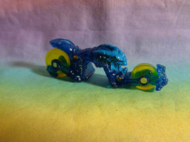 Hot Wheels 2007 McDonald&#39;s Stunt Strikers #7 Blue Rolling Toy - £1.95 GBP