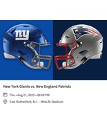 NY Giants vs New England Patriots - Aug 21 (Thur) - 100 Level Seats (2 T... - $1,760.76 MXN