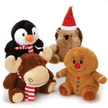 Christmas Dog Toy Fun Holiday Plush Characters Crunches Squeaks and Chuckles ... - £18.52 GBP+