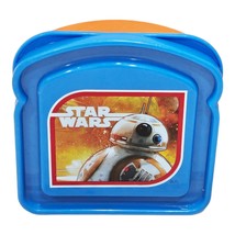 Vintage Star Wars The Force Awakens BB-8 Droid 5&quot; Lunch Sandwich Container 2016 - £4.72 GBP