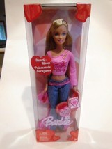 Barbie 2004 Hearts &amp; Kisses Valentine Doll Mattel 4479 Nib Spanish Bilingual - £18.02 GBP