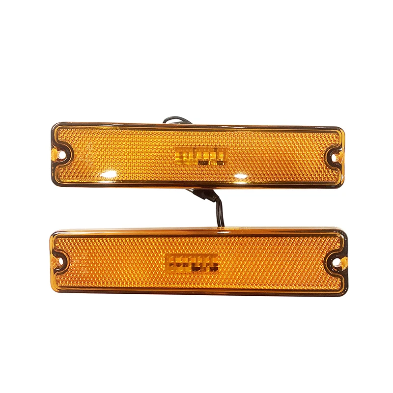 1 Pair Led Front Side Marker Light Turn Signal Lamps Amber for  Wrangler YJ 1987 - £176.01 GBP