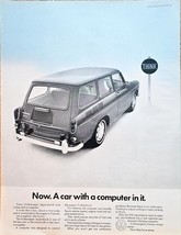VOLKSWAGEN SQUAREBACK-With Computer-Fuel Injection-1968 Print Ad - $228.52 MXN