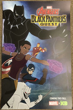 SDCC 2018 Promo Marvel Comics / Disney XD Poster ~ Avengers Black Panther Quest - $14.84