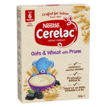 Nestle CERELAC Oats &amp; Wheat with Prune Baby Cereal Stage 2 – 200g - $71.70