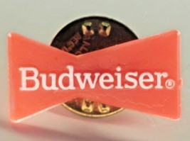 1990's Budweiser Lapel Pin Plastic Anheuser - Busch  A1-11W - $9.99