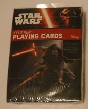 Star Wars the Force Awakens Kylo Ren playing cards new sealed package - £5.40 GBP