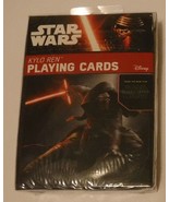 Star Wars the Force Awakens Kylo Ren playing cards new sealed package - $6.79