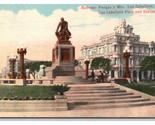 Luz Caballero Park and Statue Havana Cuba UNP DB Postcard B19 - $3.91