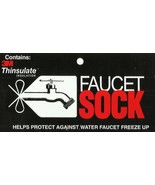 Outdoor FAUCET SOCK Water SPIGOT COVER Thinsulate Insulation frEEzing Pr... - $31.97 CAD