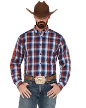Ariat Pro Series red plaid long sleeve button down Corey fitted shirt NEW Large - £49.99 GBP