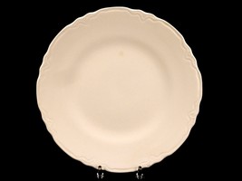 Antique/Vintage 9.25&quot; Luncheon Plate, Scalloped White Porcelain, Sandwic... - $14.65