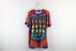 Vtg 90s Mens Large Faded Rainbow Tie Dye The Beatles Anthology Band T-Sh... - £108.32 GBP