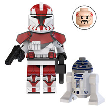 Star Wars Clone Commander Ganch with R2D2 Custom Minifigure Toys - £2.46 GBP+