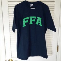 FFA T Shirt Size XL Agricultural Education Gildan Eagle Owl Black Blue G... - $15.95