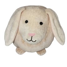 Lubies Plush Bunny Rabbit Round Ball Tan Stuffed Animal Toy 2008 5&quot; - £7.60 GBP