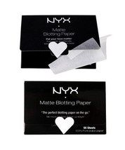 NYX Matte Blotting Paper 50 Sheets 100% Pure Pulp "Lot of 2" - $6.92