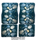 4 piece set universal rubber Floor Mats with Stone design  fits almost a... - $23.36